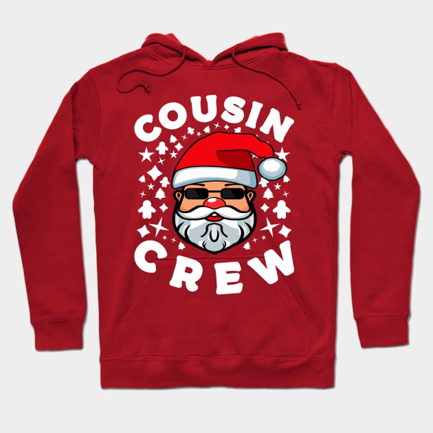 Cousin Crew Christmas Santa Claus Hoodie by JaussZ
